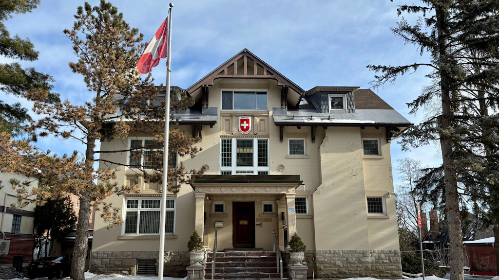 Le bâtiment de l'Ambassade à Ottawa